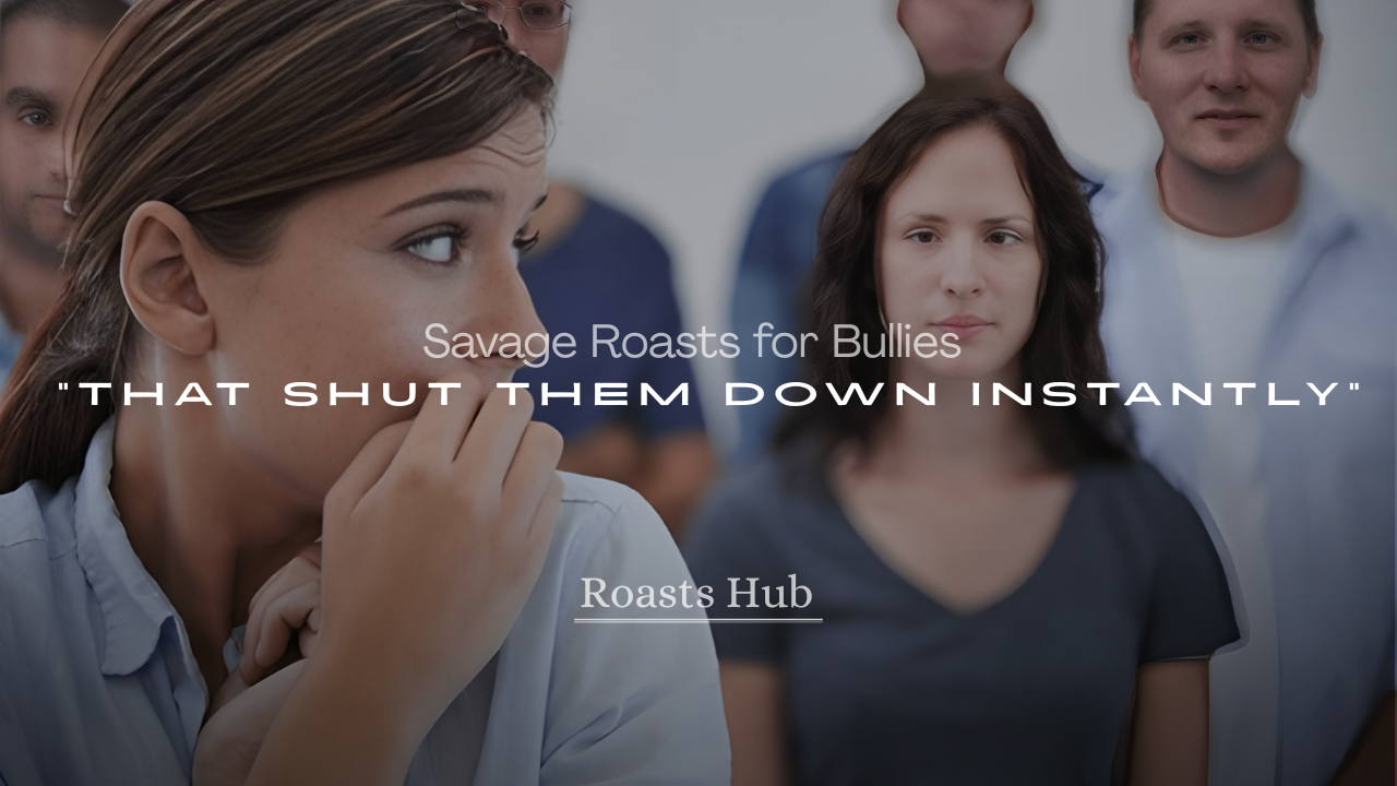 250+ Savage Roasts for Bullies That Shut Them Down Instantly