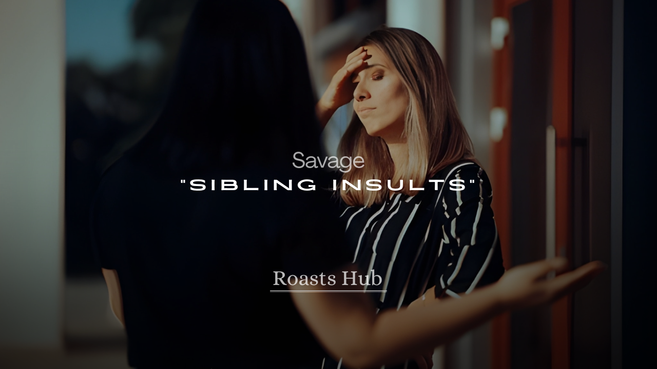 Savage Sibling Insults